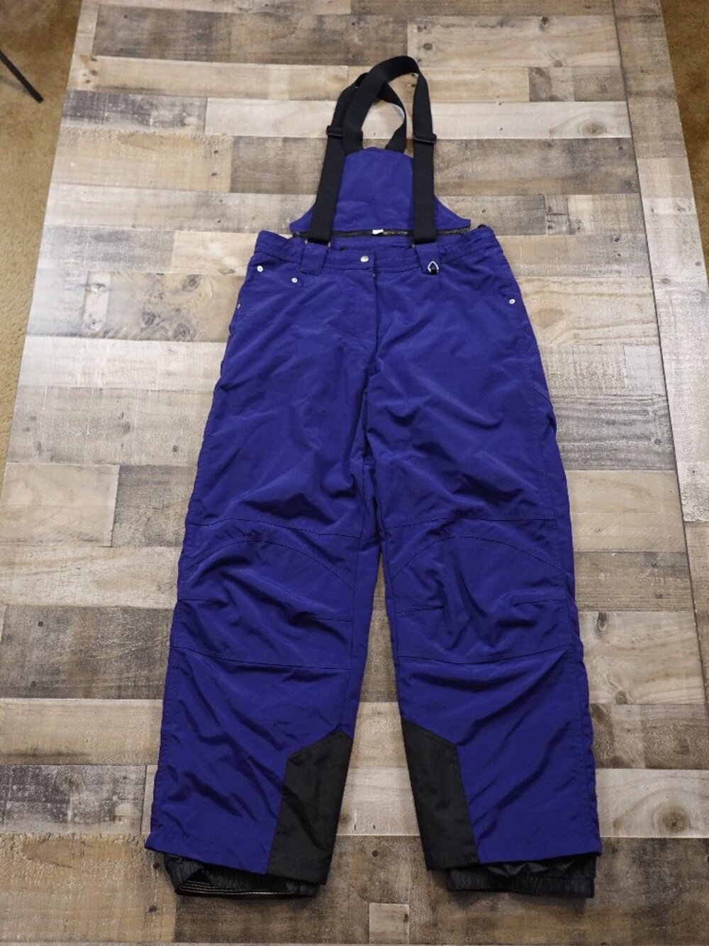 Obermeyer Ski Bib Snow Pants Women’s 14 Navy Insulated 30” Inseam